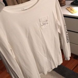 White vineyard vines long sleeve